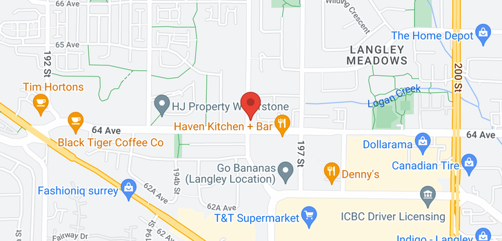 map of 415 19567 64 AVENUE